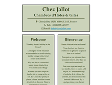 Tablet Screenshot of chezjallot.com